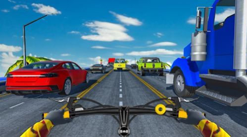 疯狂的交通自行车骑士3D(3)